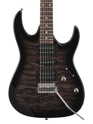 Ibanez GRX70QA Quilt Maple Top Electric Guitar Black Burst